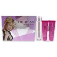 Paris Hilton Heiress by Paris Hilton for Women - 4 Pc Gift Set 3.4oz EDP Spray, 0.34oz EDP Roll-On, 3oz Body Lotion, 3oz Bath and Shower Gel Fashion