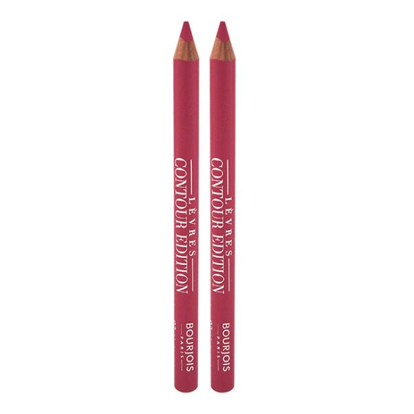 Bourjois Contour Edition Lip Liner - 03 Alerte Rose by Bourjois for Women - 0.04 oz Lip Liner - Pack of 2 For Cheap