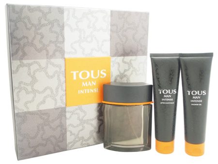 Tous Tous Man Intense by Tous for Men - 3 Pc Gift Set 3.4oz EDT Spray, 3.4oz Shower Gel, 3.4oz After Shave Balm Online Hot Sale