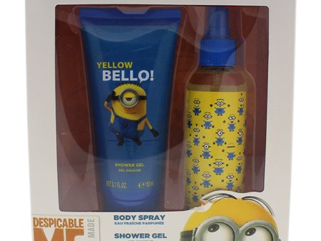 Minions Minions by Minions for Kids - 2 Pc Gift Set 5.1oz Shower Gel, 5.1oz Body Spray Discount