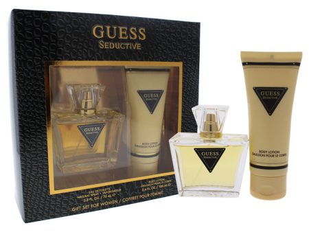 Guess Guess Seductive by Guess for Women - 2 Pc Gift Set 2.5oz EDT Spray, 3.4oz Body Lotion on Sale