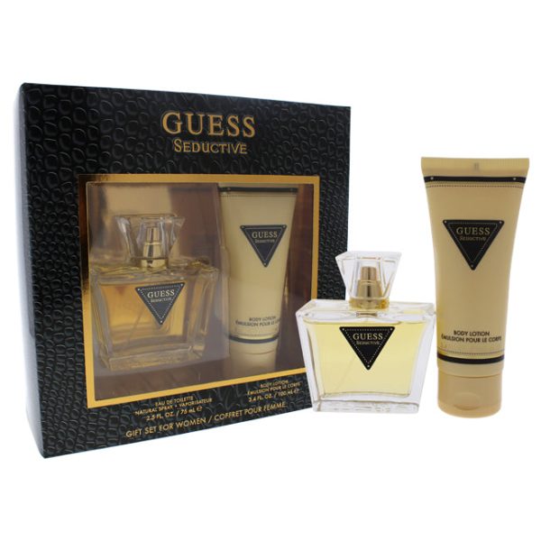 Guess Guess Seductive by Guess for Women - 2 Pc Gift Set 2.5oz EDT Spray, 3.4oz Body Lotion on Sale