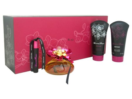 Penthouse Blooming Passion by Penthouse for Women - 4 Pc Gift Set 3.4oz EDP Spray, 5oz Body Lotion, 5oz Shower Gel, 0.27oz EDP Rollerball Online Sale