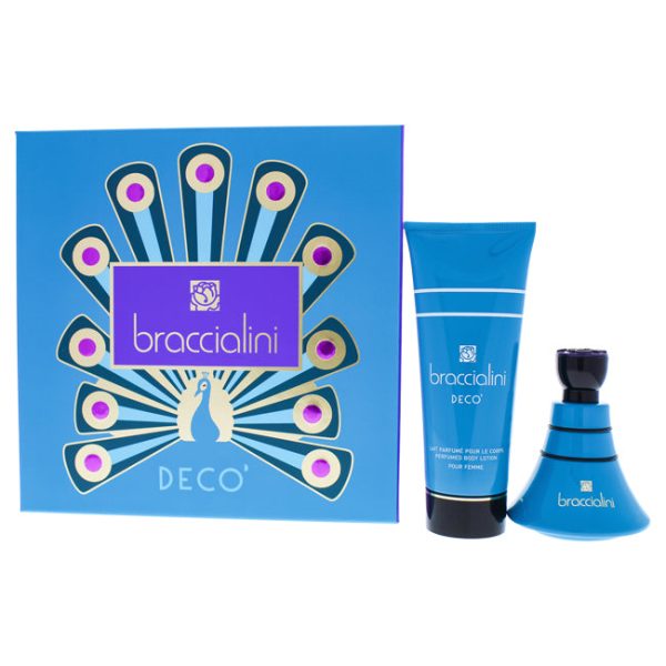 Braccialini Deco Pour Femme by Braccialini for Women - 2 Pc Gift Set 3.4oz EDP Spray, 6.8oz Body Lotion Sale