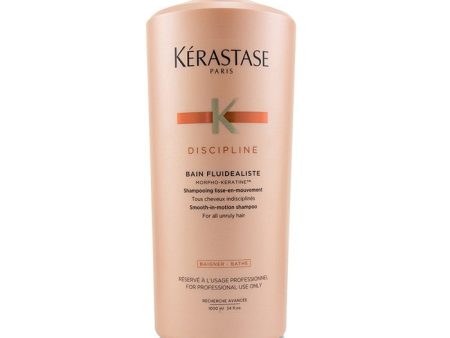 Kerastase Discipline Bain Fluidealiste Smooth-In-Motion Shampoo (For All Unruly Hair) 1000ml 34oz Fashion