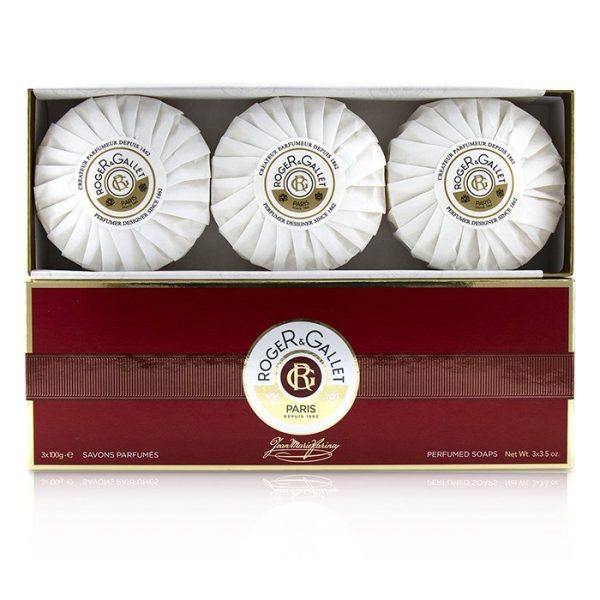 Roger & Gallet Jean Marie Farina Perfumed Soap Coffret 3x100g 3.5oz Hot on Sale