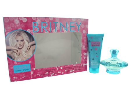 Britney Spears Curious by Britney Spears for Women - 2 Pc Gift Set 3.3oz EDP Spray, 3.3oz Deliciously Whipped Body Souffle For Sale