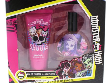 Mattel Monster High by Mattel for Kids - 2 Pc Gift Set 1.01oz EDT Spray, 2.03oz Shower Gel For Discount