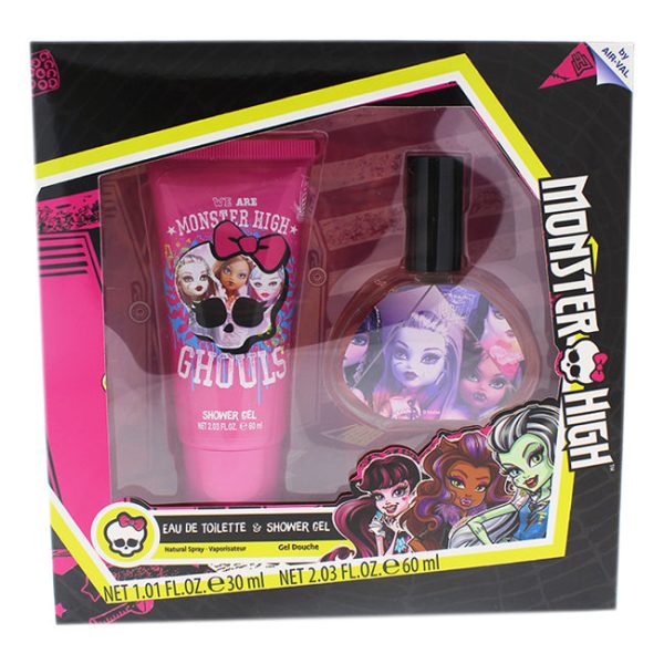 Mattel Monster High by Mattel for Kids - 2 Pc Gift Set 1.01oz EDT Spray, 2.03oz Shower Gel For Discount