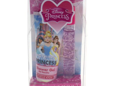 Disney Disney Princess by Disney for Kids - 2 Pc Gift Set 0.34oz Roll On Perfume, 0.85oz Shower Gel Online Hot Sale