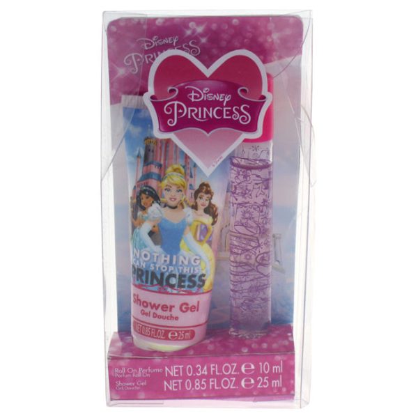 Disney Disney Princess by Disney for Kids - 2 Pc Gift Set 0.34oz Roll On Perfume, 0.85oz Shower Gel Online Hot Sale