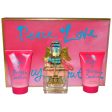 Juicy Couture Peace Love & Juicy Couture by Juicy Couture for Women - 3 Pc Gift Set 3.4oz EDP Spray, 4.2oz Shower Gel, 4.2oz Body Creme Online Hot Sale