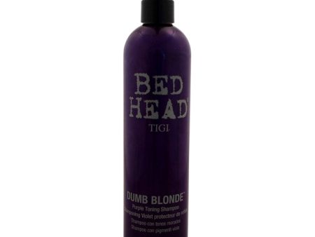 TIGI Bed Head Dumb Blonde Purple Toning Shampoo by TIGI for Unisex - 13.5 oz Shampoo Online now