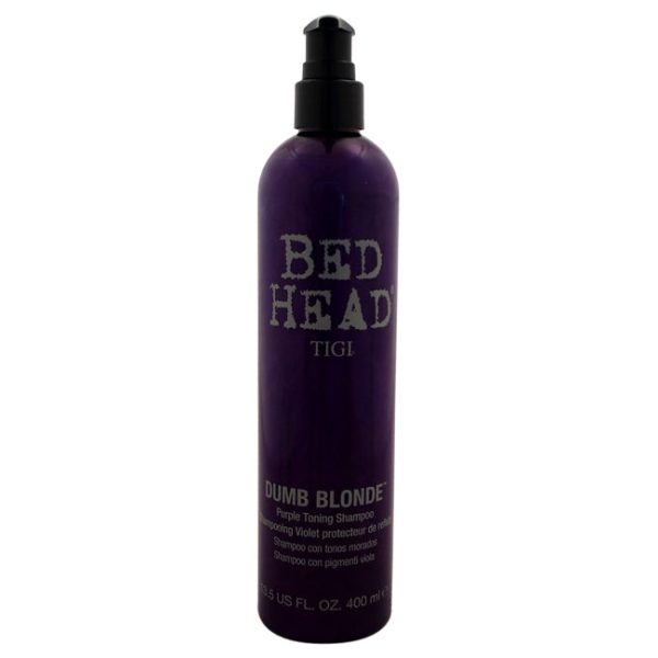 TIGI Bed Head Dumb Blonde Purple Toning Shampoo by TIGI for Unisex - 13.5 oz Shampoo Online now