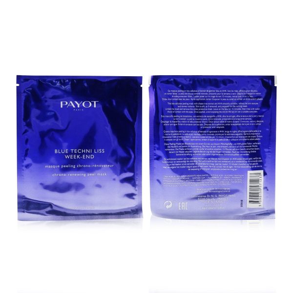 Payot Blue Techni Liss Week-End Chrono-Renewing Peel Mask (Unboxed)  10pcs Online Hot Sale