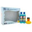 New York New York Yankees Game Ready Kids Bath Set by New York for Kids - 3 Pc Gift Set 4 oz Bubble Bath, 4oz 2-In-1 Shampoo, Rubber Ducky Fashion