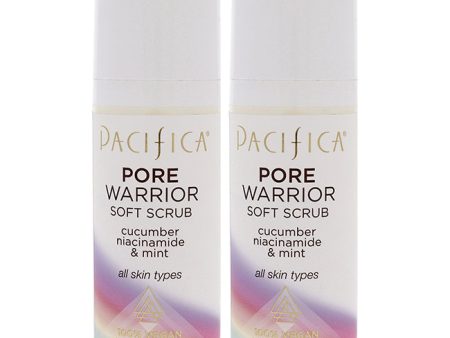 Pacifica Pore Warrior Soft Scrub by Pacifica for Unisex - 1.7 oz Scrub - Pack of 2 Online Hot Sale