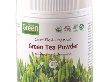 Absolute Green Certified Organic Green Tea Powder 150g Online now