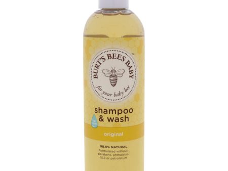 Burts Bees Baby Bee Shampoo and Wash Original by Burts Bees for Kids - 12 oz Shampoo and Body Wash Fashion