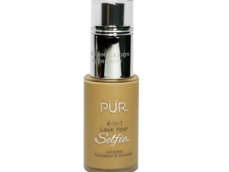 PUR (PurMinerals) 4 in 1 Love Your Selfie Longwear Foundation & Concealer - #MG7 Beige (Golden Medium Skin With Golden Undertones)  30ml 1oz on Sale