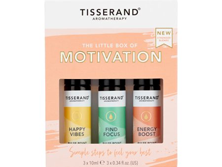 Tisserand The Little Box of Motivation Roller Ball Kit 10ml x 3 Pack For Discount