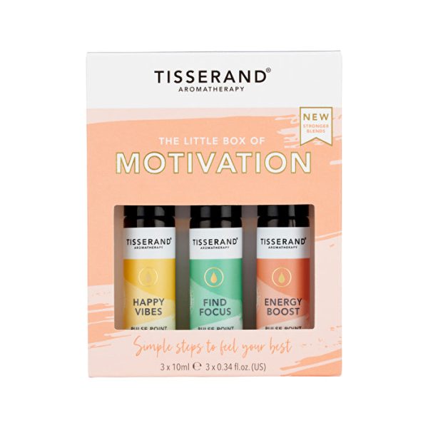 Tisserand The Little Box of Motivation Roller Ball Kit 10ml x 3 Pack For Discount