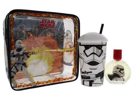 Air Val International Star Wars by Air-Val International for Kids - 3 Pc Gift Set 1.7oz EDT Spray, Plastic Cup with Straw, Toiletry Bag Online now