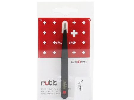 Rubis Tweezers Classic Swarovski - # Black With Ruby Swarovski Gem For Discount