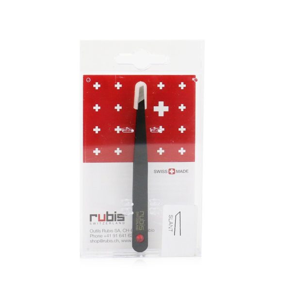 Rubis Tweezers Classic Swarovski - # Black With Ruby Swarovski Gem For Discount