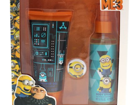 Air Val International Despicable Me 3 by Air-Val International for Kids - 2 Pc Gift Set 5.1oz Body Spray, 5.1oz Shower Gel Sale