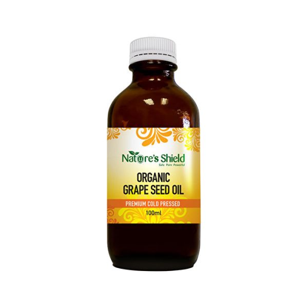 Nature s Shield Organic Grape Seed Oil 100ml Online now