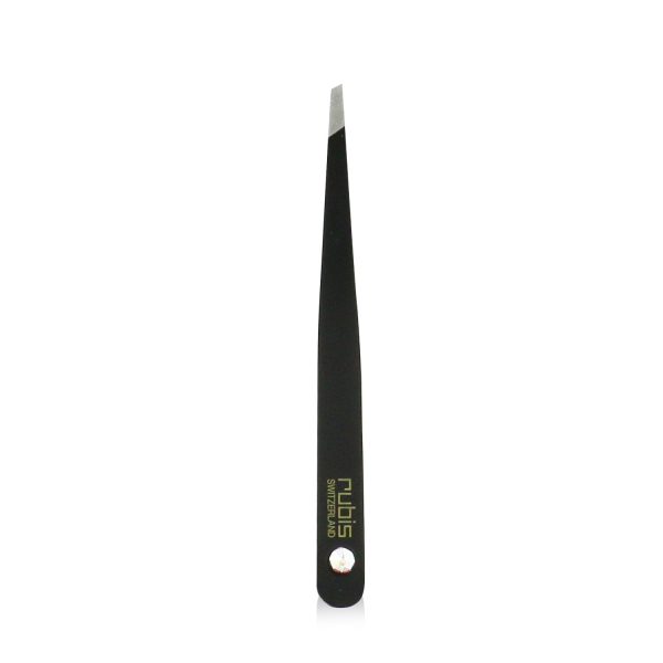 Rubis Tweezers Classic Swarovski - # Black With Diamond Swarovski Gem Fashion