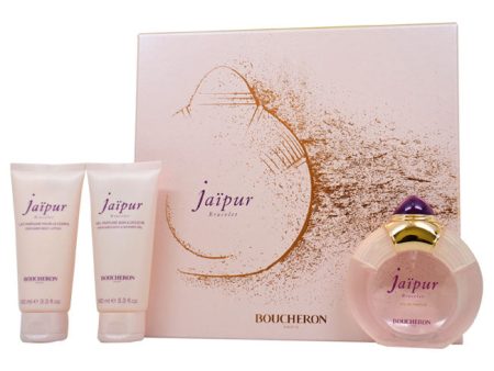 Boucheron Jaipur Bracelet by Boucheron for Women - 3 Pc Gift Set 3.3oz EDP Spray, 3.3oz Body Lotion, 3.3oz Perfumed Bath And Shower Gel Online Hot Sale