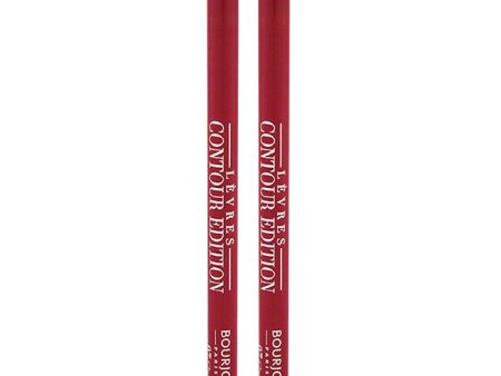 Bourjois Contour Edition Lip Liner - 07 Cherry Boom Boom by Bourjois for Women - 0.04 oz Lip Liner - Pack of 2 For Cheap