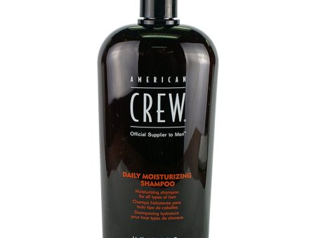 American Crew Men Daily Moisturizing Shampoo (For All Types of Hair) 1000ml 33.8oz on Sale