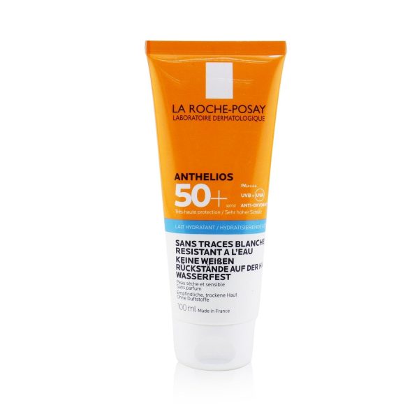 La Roche Posay Anthelios Water Resistant Hydrating Lotion SPF 50 (For Dry & Sensitive Skin, Fragrance Free)  100ml 3.3oz on Sale