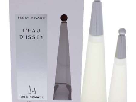 Issey Miyake Leau Dissey by Issey Miyake for Women - 2 Pc Gift Set 3.3oz EDT Spray, 0.84oz EDT Spray Supply