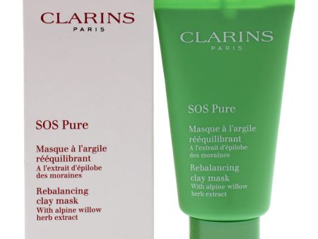 Clarins SOS Pure Rebalancing Clay Mask by Clarins for Women - 2.3 oz Mask Sale