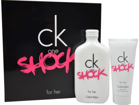 Calvin Klein CK One Shock For Her by Calvin Klein for Women - 2 Pc Gift Set 6.7oz EDT Spray, 3.4oz Body Wash Discount