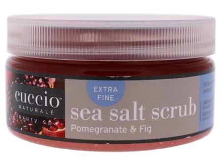 Cuccio Sea Salt Scrub - Pomegranate and Fig by Cuccio for Women - 8 oz Scrub For Discount