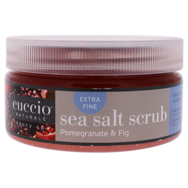 Cuccio Sea Salt Scrub - Pomegranate and Fig by Cuccio for Women - 8 oz Scrub For Discount