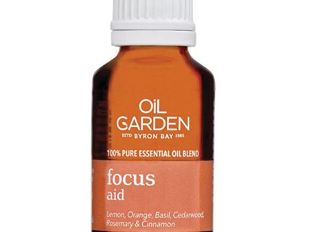 Oil Garden Essential Oil Blend Focus Aid 25ml For Cheap