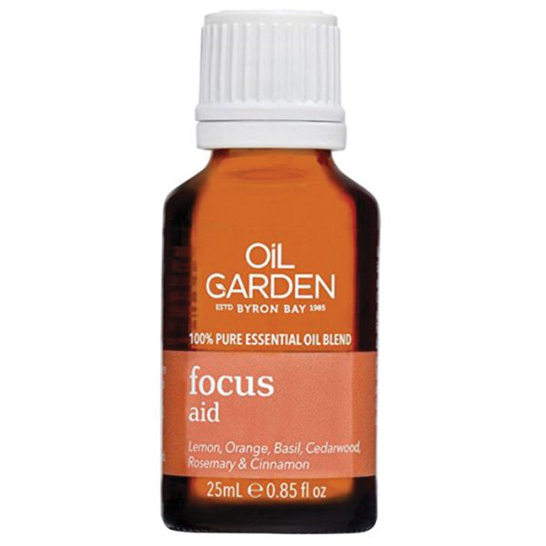 Oil Garden Essential Oil Blend Focus Aid 25ml For Cheap