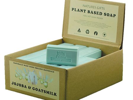 Clover Fields Natures Gifts Plant Based Soap Jojoba & Goatsmilk 100g x 36 Display Cheap