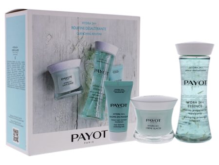 Payot Hydra 24 Plus Quenching Routine by Payot for Women - 3 Pc 1.6oz Cream, 4.2oz Infusion, 0.5oz Mask Cheap