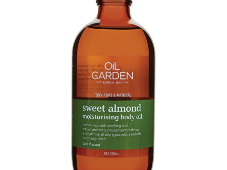 Oil Garden Moisturising Body Oil Sweet Almond 200ml Supply