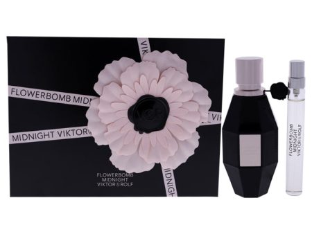 Viktor and Rolf Flowerbomb Midnight by Viktor and Rolf for Women - 2 Pc Gift Set 1.7oz EDP Spray, 0.34oz EDP Spray Discount