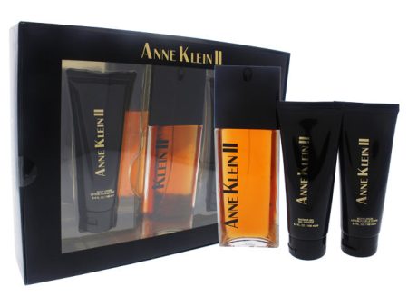 Anne Klein Anne Klein II by Anne Klein for Women - 3 Pc Gift Set 3.4oz EDP Spray, 3.4oz Body lotion, 3.4oz Shower Gel Online Hot Sale