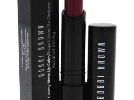 Bobbi Brown Creamy Matte Lip Color - Crushed Plum by Bobbi Brown for Women - 0.12 oz Lipstick Supply