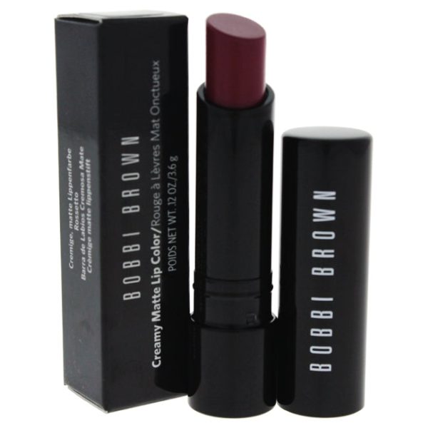 Bobbi Brown Creamy Matte Lip Color - Crushed Plum by Bobbi Brown for Women - 0.12 oz Lipstick Supply